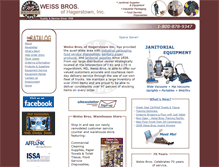 Tablet Screenshot of catalog.weissbros.com